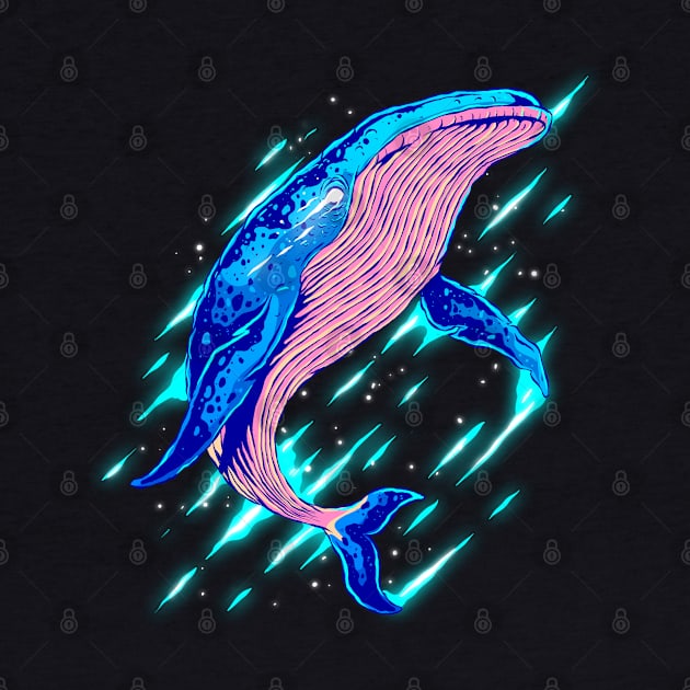 NFTee Blue Whale by Emkay